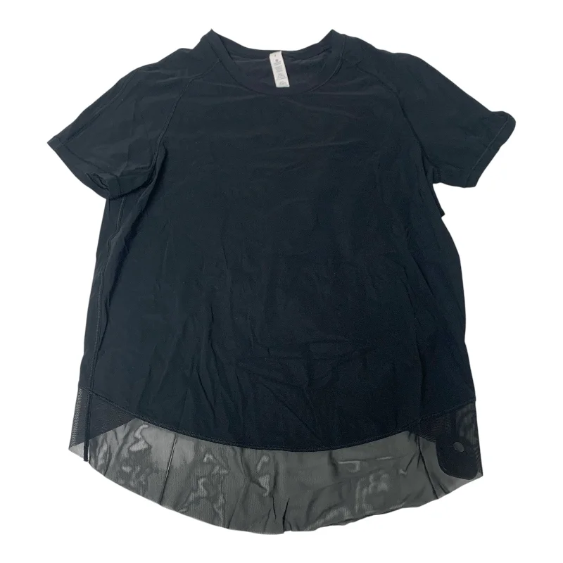 Athletic Top Short Sleeve By Lululemon In Black, Size: 4 Tough Men's Military