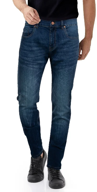 CULTURA AZURE Skinny Fit Stretch Jeans for Men Hip Men's Urban