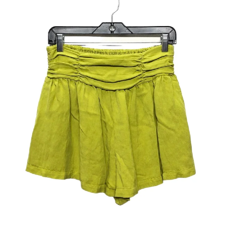 Shorts By Anthropologie In Green, Size: S Organic