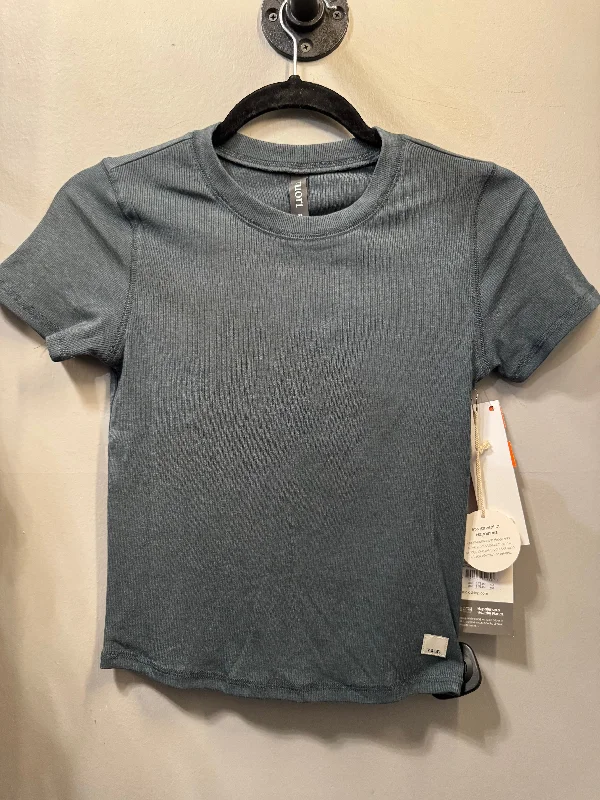 Athletic Top Short Sleeve By Vuori In Green, Size: Xs Modern Men's Geometric