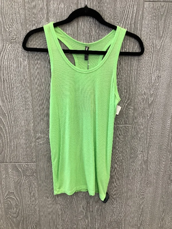 Green Athletic Tank Top Clothes Mentor, Size S Artistic Men's Hand