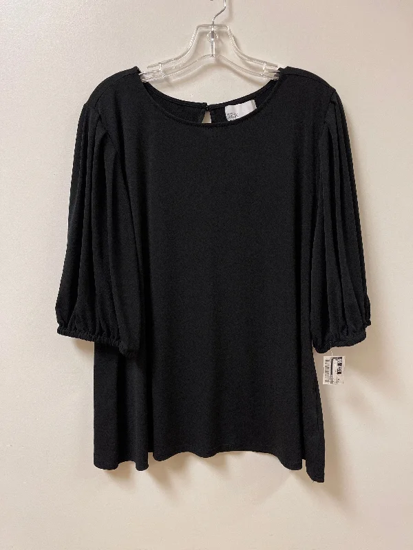 Top Short Sleeve By Nordstrom In Black, Size: 3x Earthy Men's Hemp