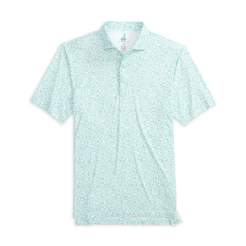 Johnnie-O Scuttle Featherweight Polo Shirt - Green Grass Sophisticated Men's French