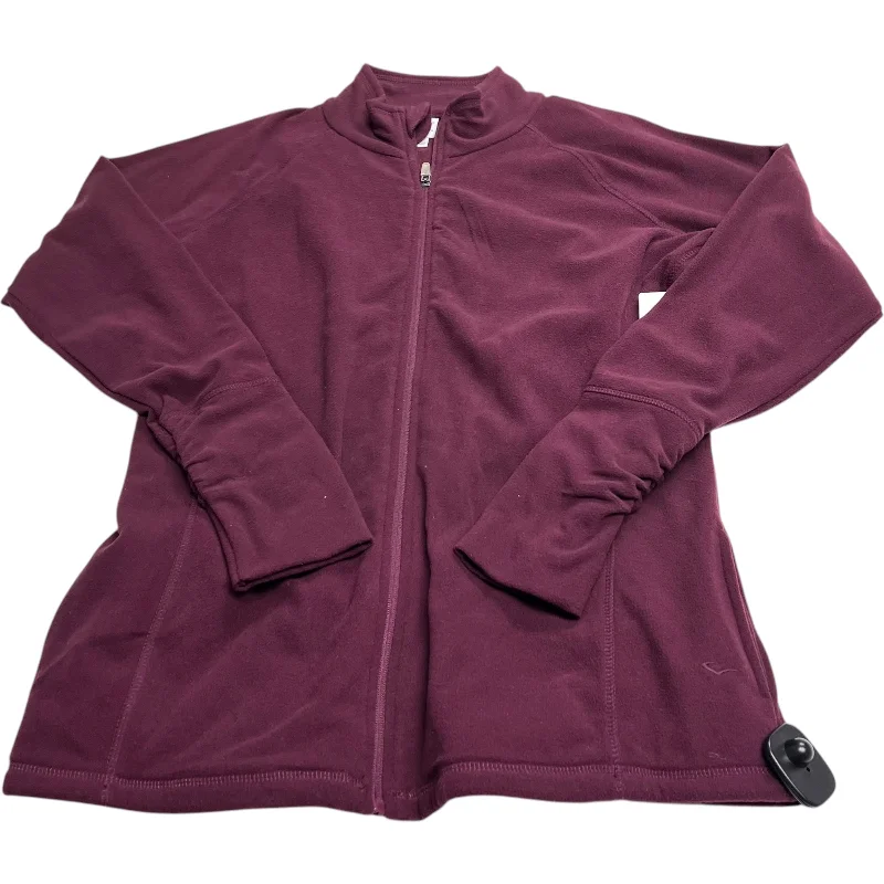 Athletic Jacket By Everlast In Purple, Size: Xl Unique Men's Upcycled