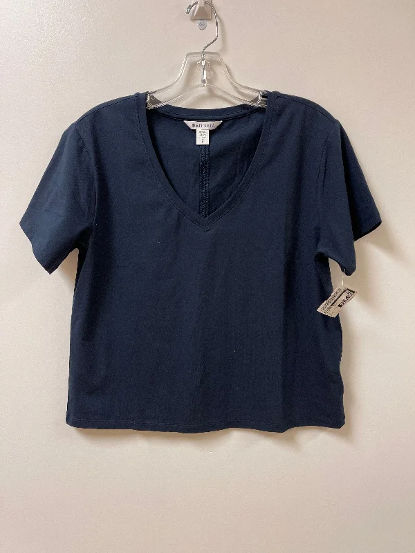 Athletic Top Short Sleeve By Athleta In Navy, Size: S Edgy Men's Punk