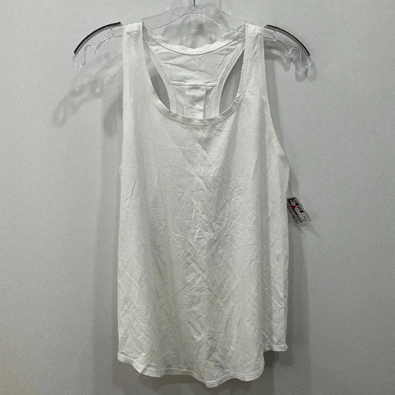 Top Sleeveless By Lululemon In White, Size: 10 Rugged Men's Outdoor 