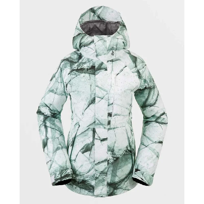 Volcom Women's V.Co Aris Insulated Gore-Tex Jacket - White Ice Masculine Men's Thick
