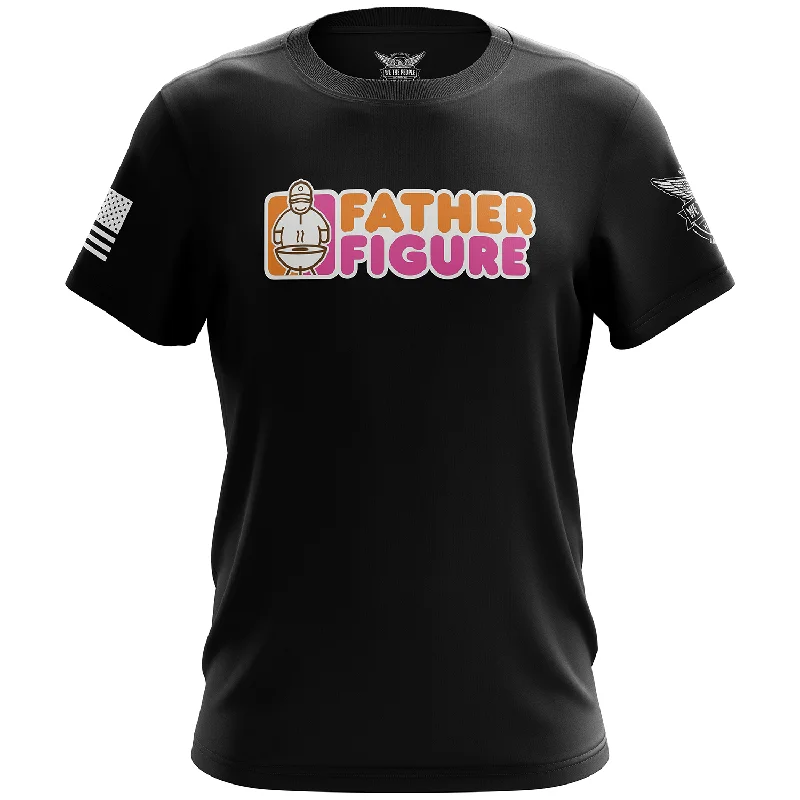 Father Figure Short Sleeve Shirt Cool Men's Distressed