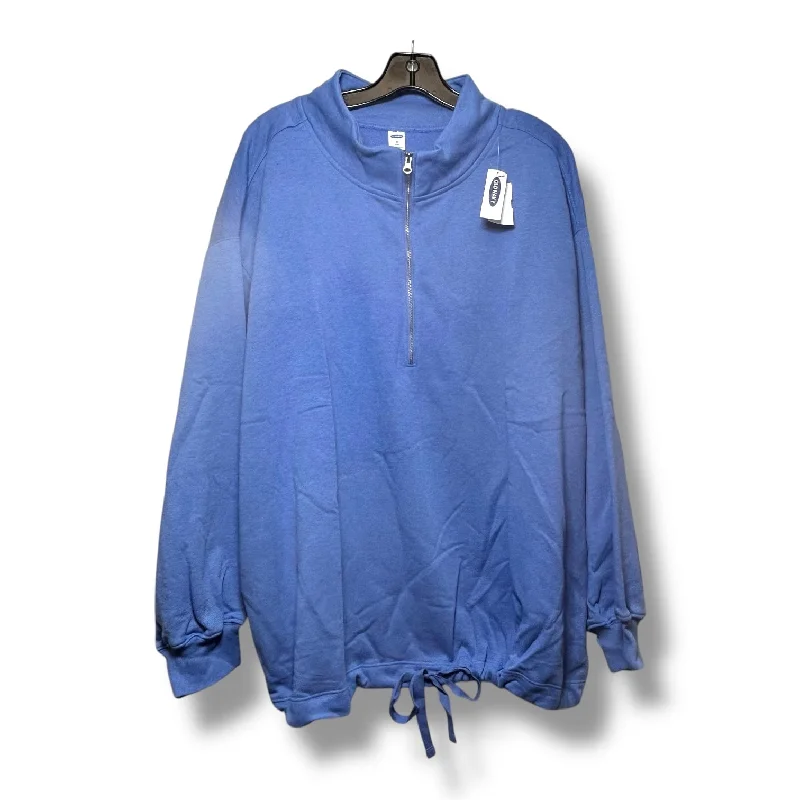 Sweatshirt Collar By Old Navy In Blue, Size: 3x Vacation