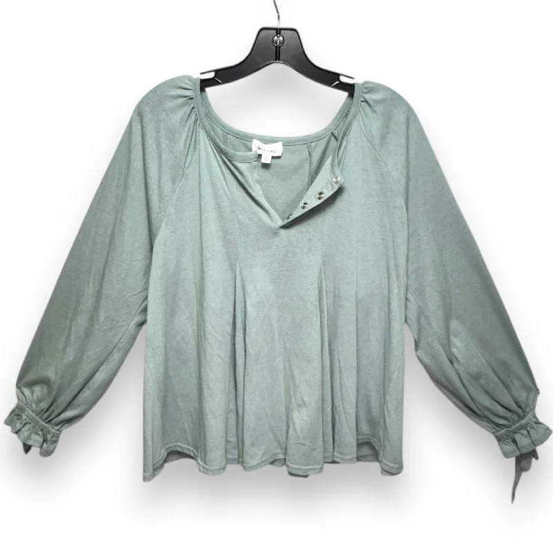 Top Long Sleeve Unbranded In Blue, Size: M Confident Men's High