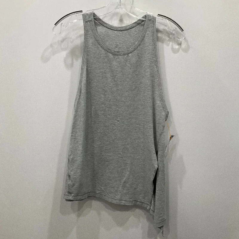 Athletic Tank Top By Lululemon In Grey, Size: 6 Modern Men's Tech