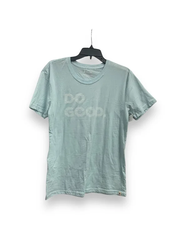 Athletic Top Short Sleeve By Clothes Mentor In Aqua, Size: L Luxurious Men's High