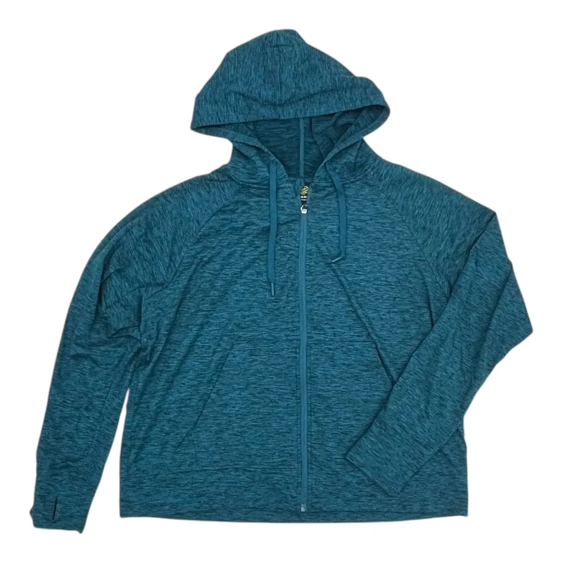 Athletic Jacket By Athletic Works In Blue, Size:Xl Monochromatic All