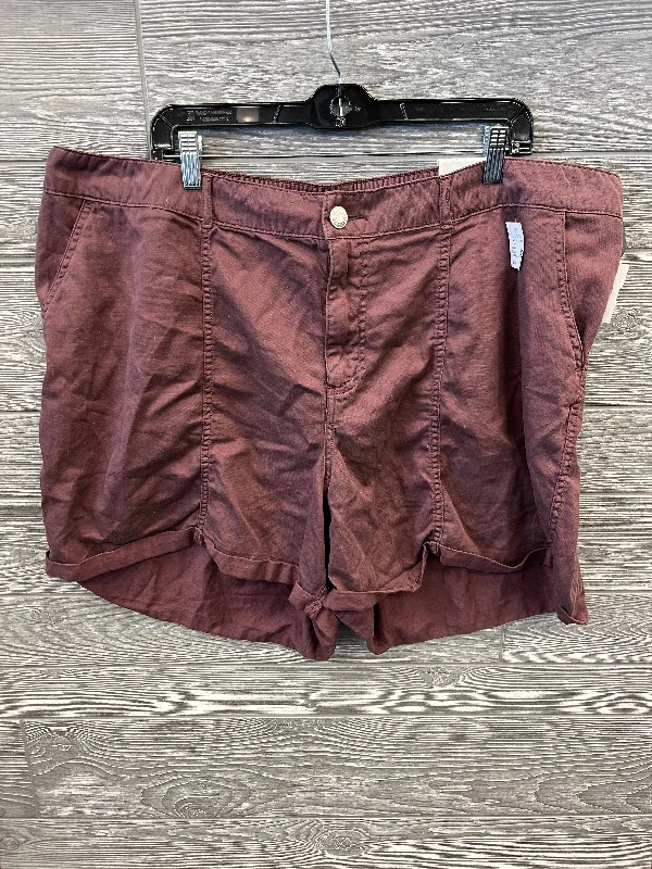 Shorts By Maurices In Purple, Size: 22w Refined Men's Velvet