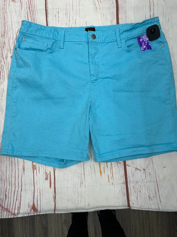 Shorts By Lee In Blue, Size: 20 Cool Men's Distressed
