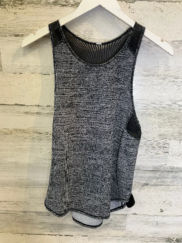 Black & White Athletic Tank Top Lululemon, Size S Cozy Men's Sherpa