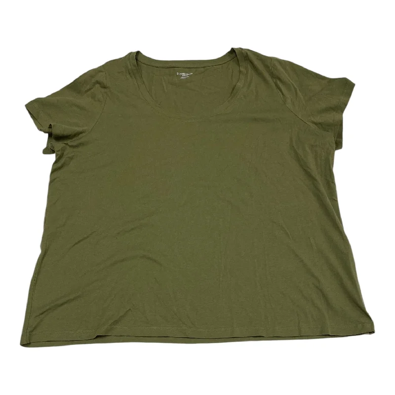 Top Short Sleeve Designer By Eileen Fisher In Green, Size: 1x Modern Men's 