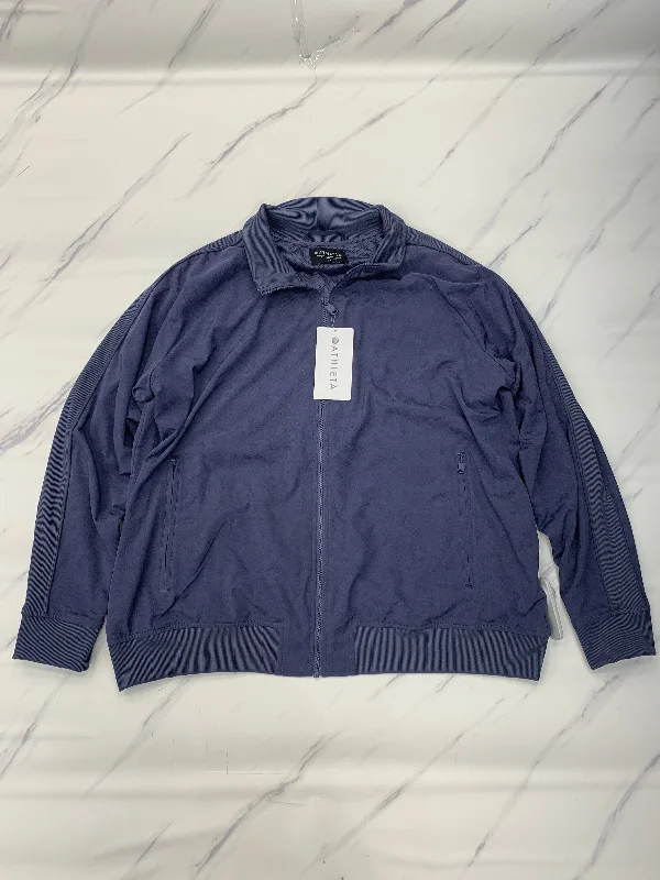 Athletic Jacket By Athleta In Purple, Size: 2x Beach