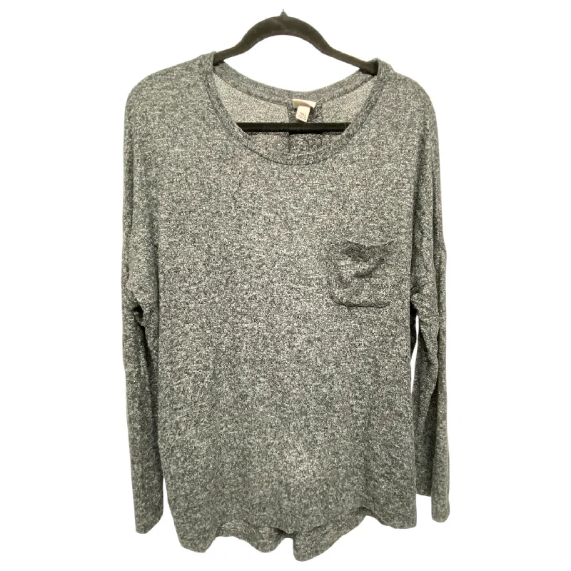 Top Long Sleeve By Merona In Grey, Size: Xxl Confident Men's High