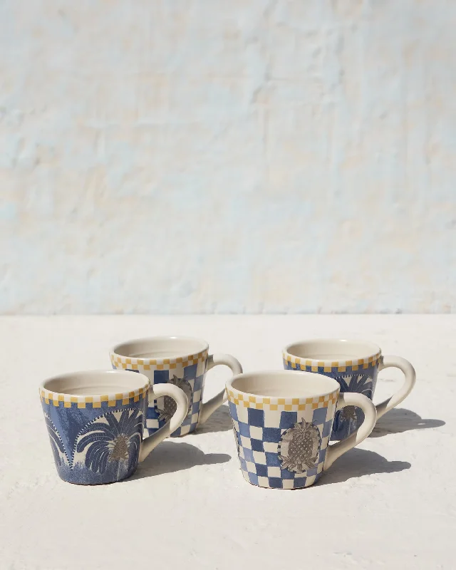 Bodhi Espresso Mugs (Set of 4) Laid