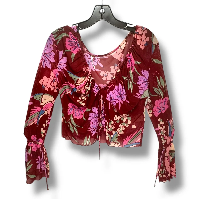 Of Paradise Top By Free People In Floral Print, Size: S Stylish Men's Tropical 