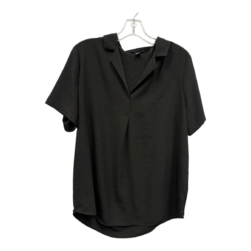 Top Ss By Hilary Radley In Black, Size:L British Gentleman Style