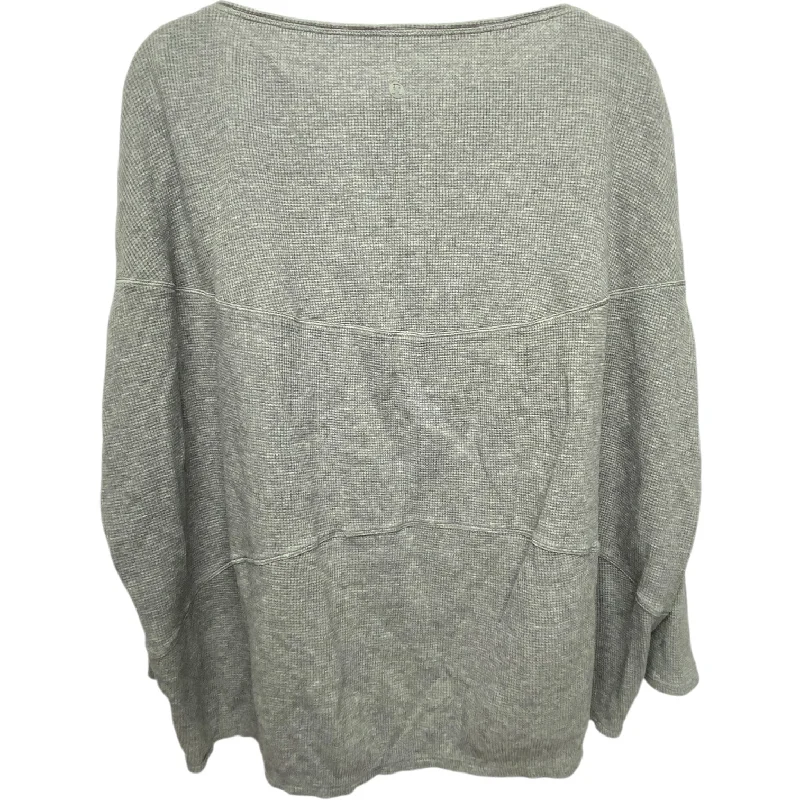 Athletic Top Long Sleeve Crewneck By Lululemon In Grey, Size: L Luxurious Men's High Athletic Top Long Sleeve Crewneck By Lululemon In Grey, Size: L Luxurious Men's High
