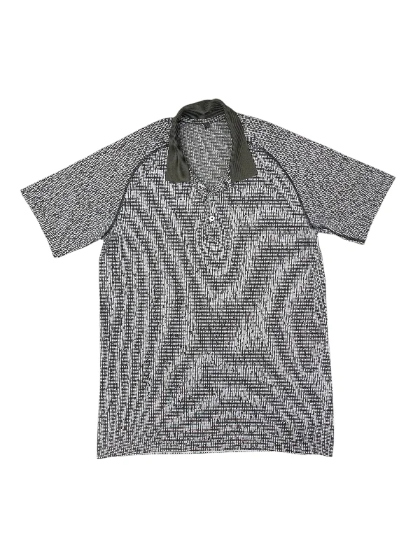 Athletic Top Short Sleeve By Lululemon In Green & Grey, Size: L Trendy Men's Oversized