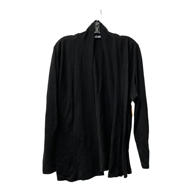 Cardigan By Tresics In Black, Size:2X Traditional Men's Country