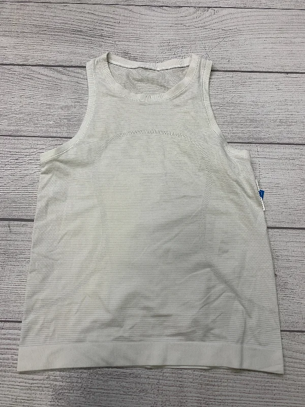 White Athletic Tank Top Lululemon, Size S Dynamic Men's Glow
