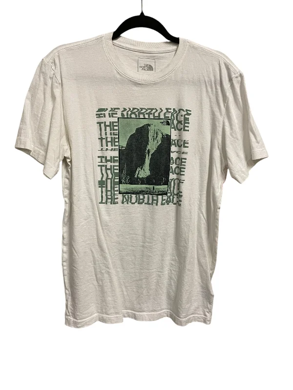 Athletic Top Short Sleeve By The North Face In White, Size: M Modern Men's Tech