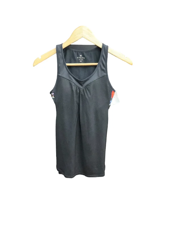 Black Athletic Tank Top Athleta, Size Xs Sleek Men's Contemporary 