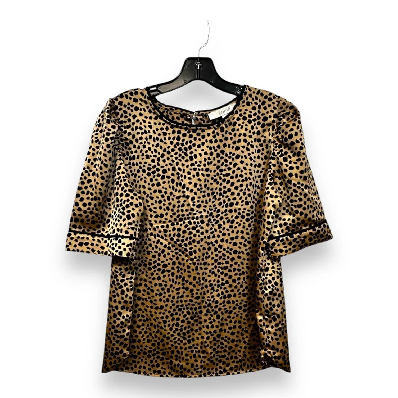 Top Short Sleeve By Loft In Animal Print, Size: M Dynamic Men's Moto