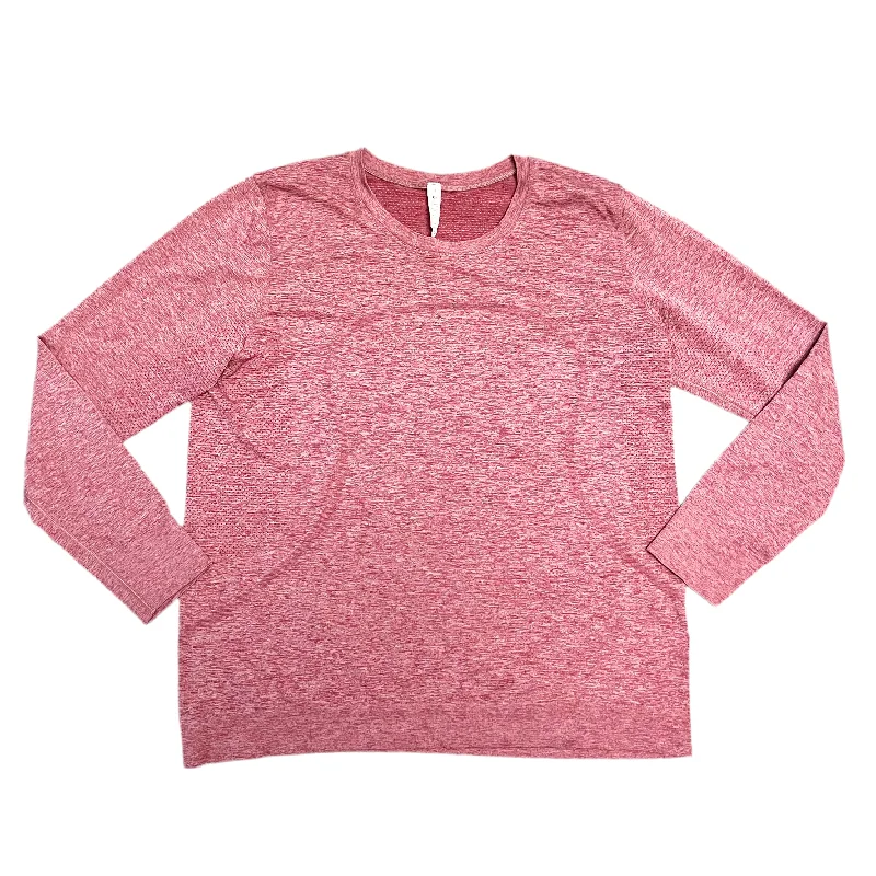 Athletic Top Long Sleeve Crewneck By Lululemon  Size: L Trendy Men's Bucket