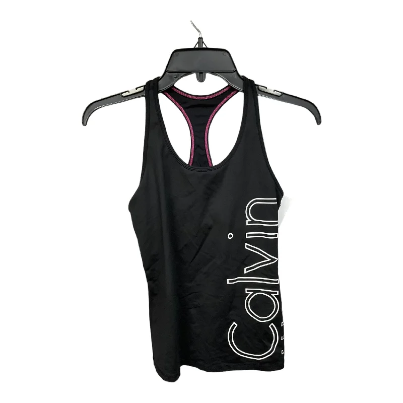 Black Athletic Tank Top Calvin Klein Performance, Size Xs Athletic Men's Compression