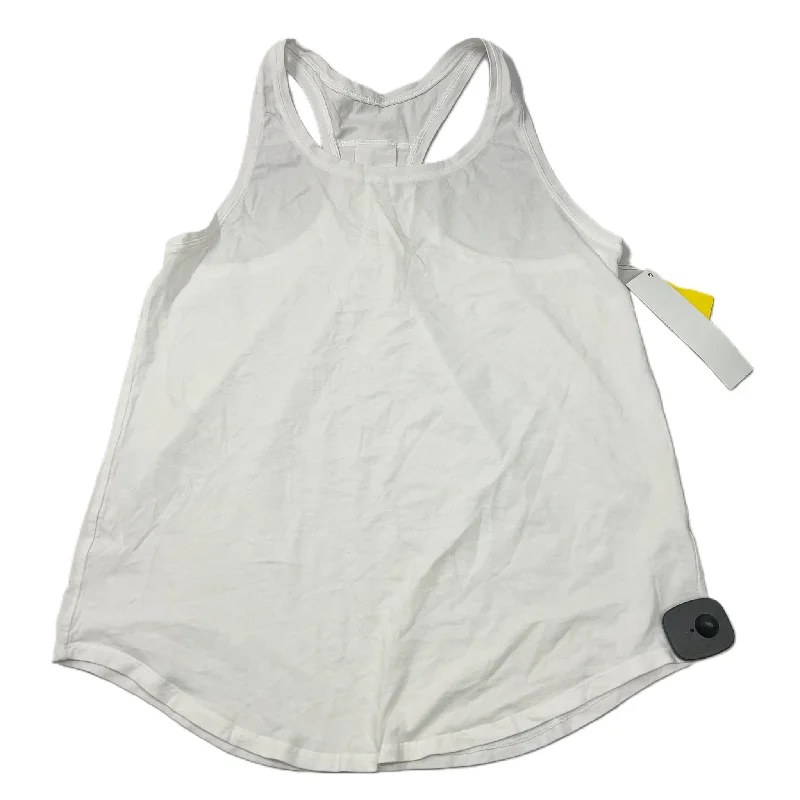White  Athletic Tank Top By Lululemon  Size: S Preppy Men's College
