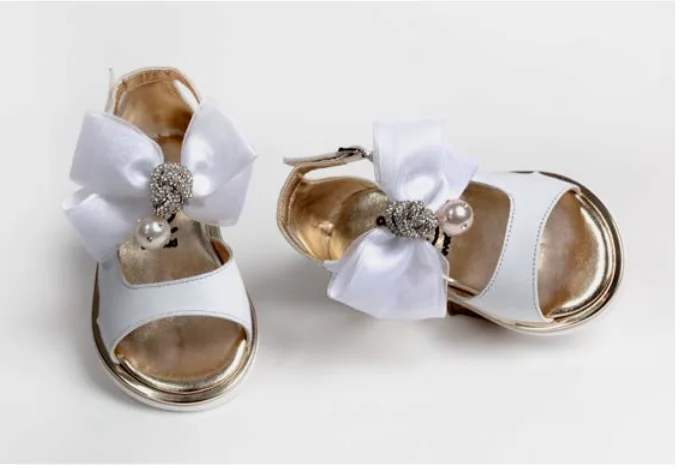Ever Kid Formal White Sandal Organic