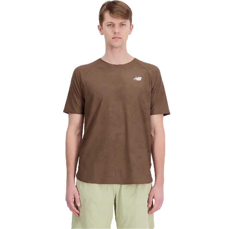 Men's Q Speed Jacquard Short Sleeve Practical Men's Quick