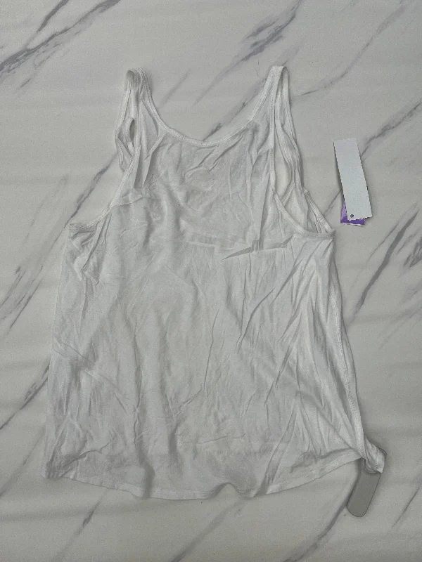 White Athletic Tank Top Lululemon, Size 4 Masculine Men's Thick