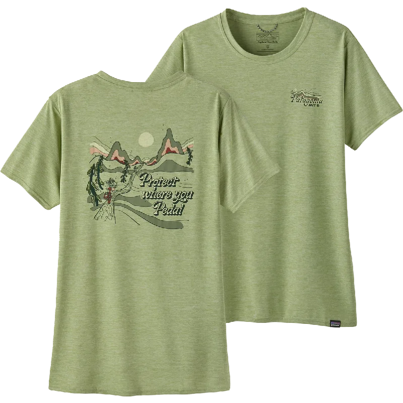 Women's Cap Cool Daily Graphic Tee - Lands Trendy Men's Bucket