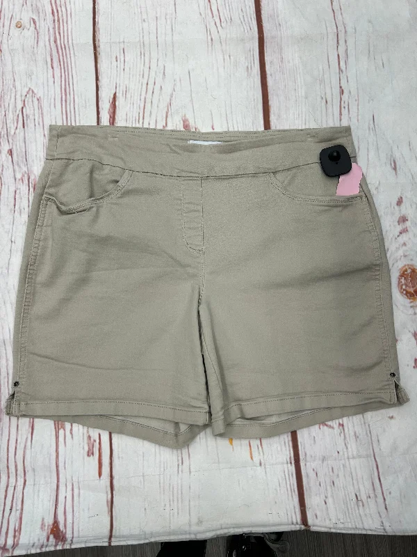 Shorts By Liz Claiborne In Khaki, Size: 14 Earthy Men's Sustainable 