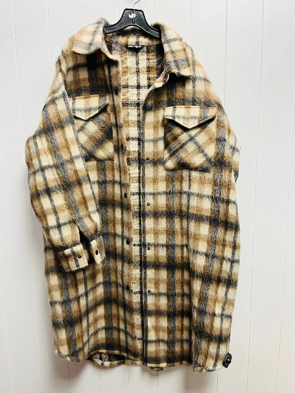 Jacket Other By Steve Madden In Brown, Size: Xl Preppy Men's College