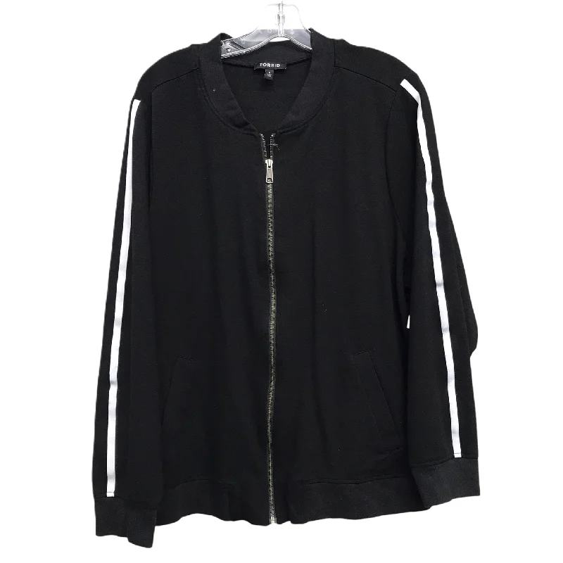Athletic Jacket By Torrid In Black, Size: 4x Sleek Men's Contemporary 
