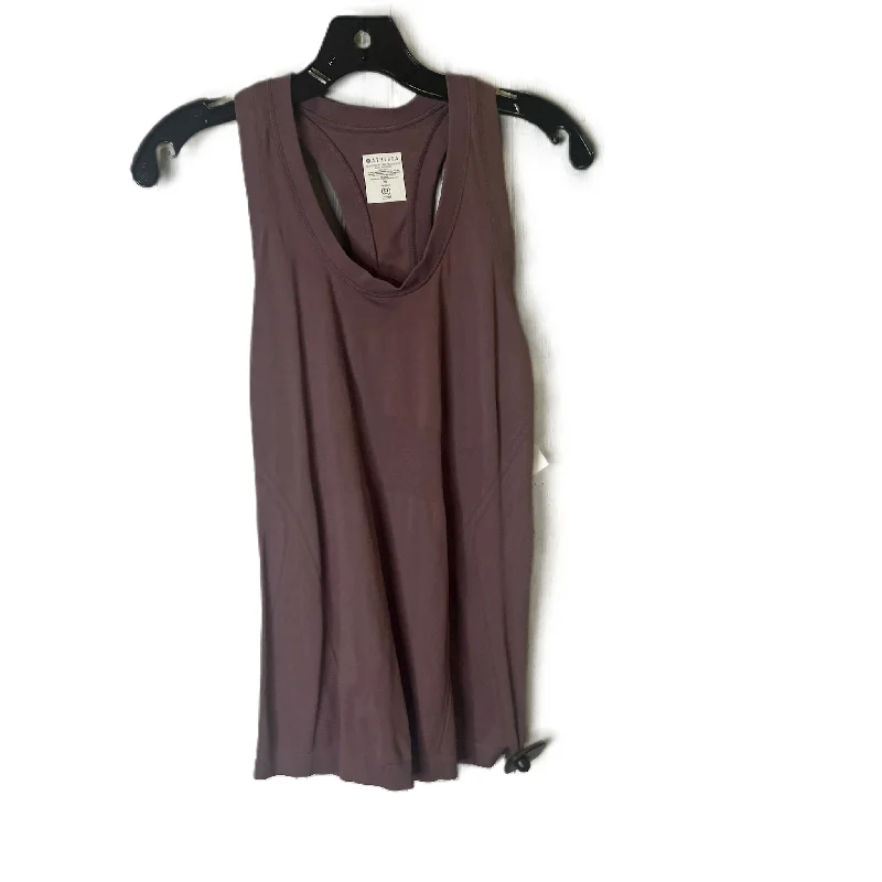 Purple Athletic Tank Top By Athleta, Size: M Relaxed Men's Australian 