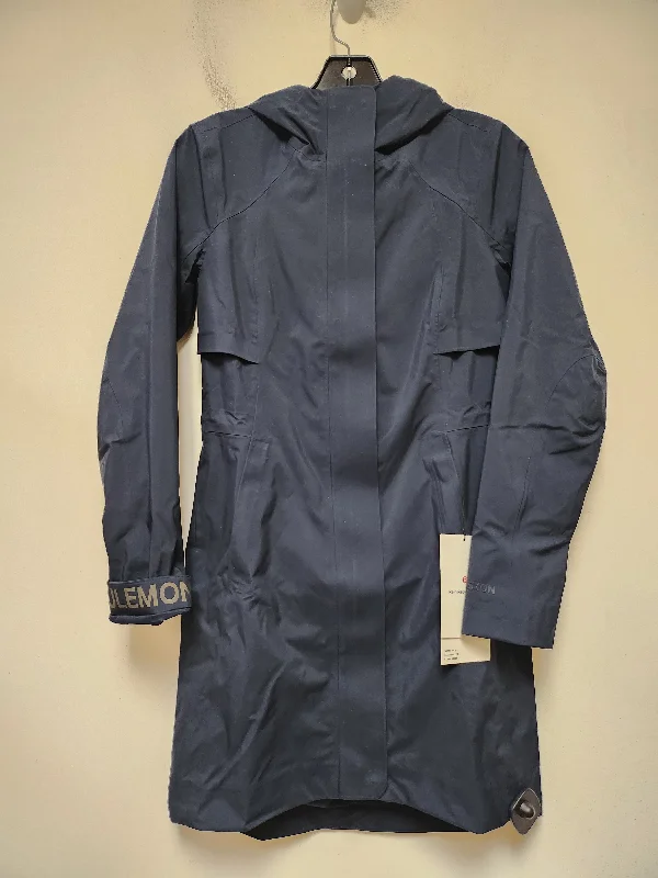 Athletic Jacket By Lululemon In Blue, Size: 0 Modern Men's Tech