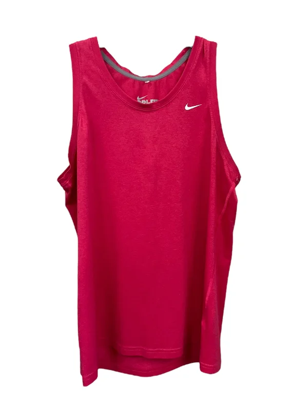 Pink Athletic Tank Top Nike Apparel, Size Xl Modern Men's Tech