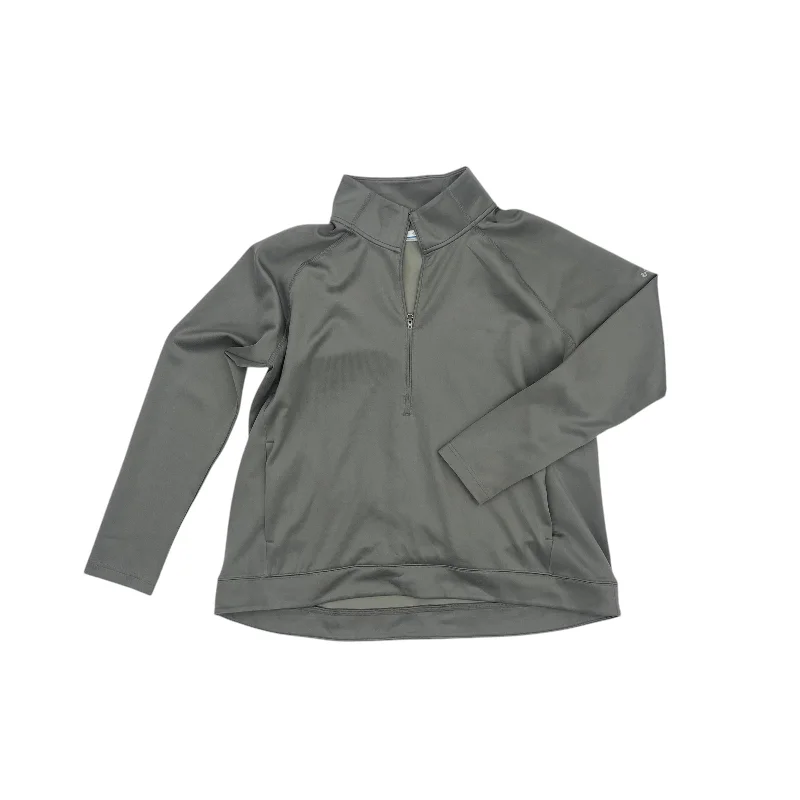 Athletic Top Ls Collar By Columbia In Grey, Size:Xl Sporty Men's Athleisure 