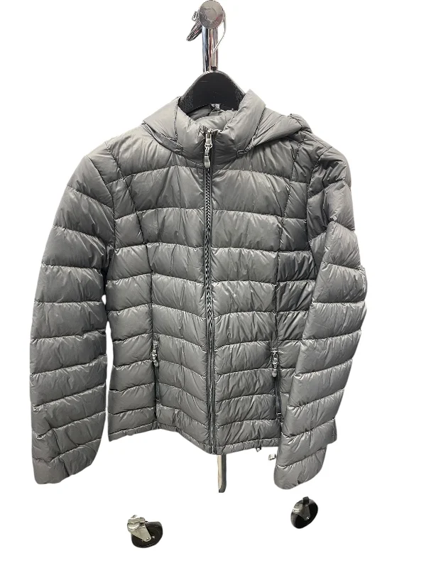 Coat Puffer & Quilted By Charter Club In Grey, Size: L Modern Men's Geometric