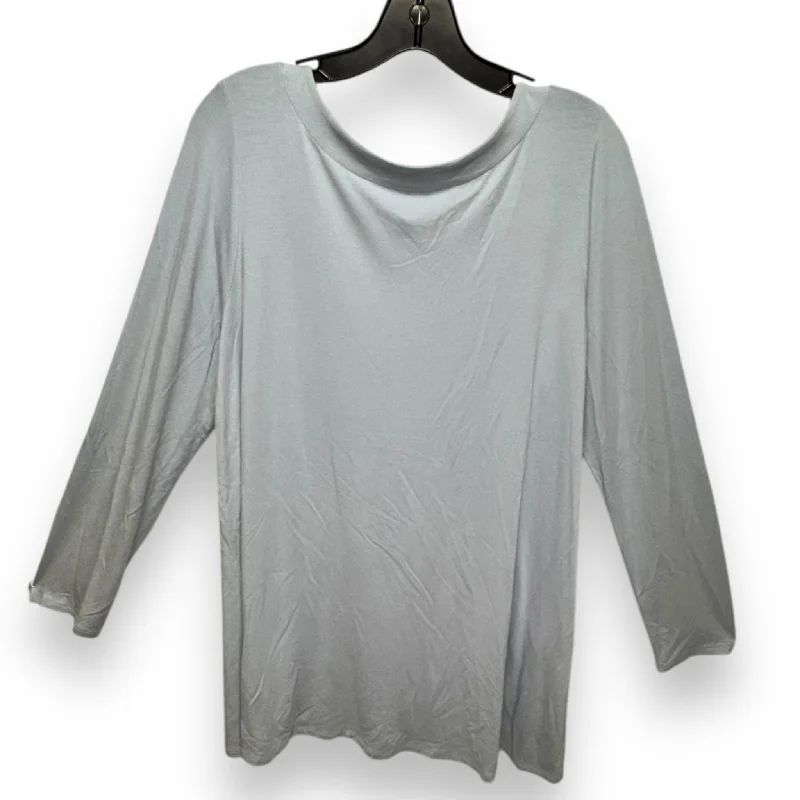 Top Long Sleeve By J. Jill In Blue, Size: L Organic