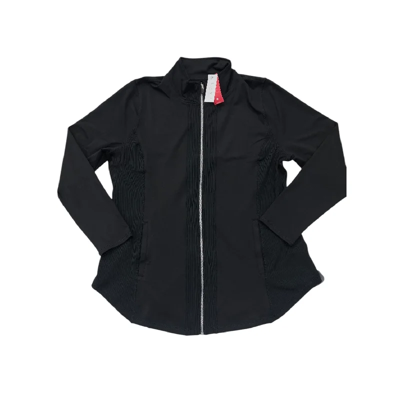 Athletic Jacket By Livi Active In Black, Size: 1x Monochromatic All